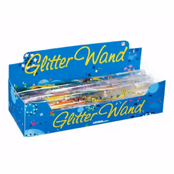 Toysmith Jumbo Spiral Glitter Wand, 5 yr(s), Assorted colours, 24 pc(s)