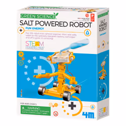 Toysmith Salt Powered Robot, Robot, Engineering, 5 yr(s)
