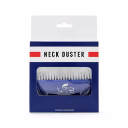JOHNNY B. Professional Barber Neck Duster with Soft  Long Bristles  Blue