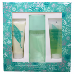 Elizabeth Arden Green Tea - 3 pc Gift Set 3.3 oz Scent Spray, 3.4 oz Refreshing Body Lotion, 3.3 oz Refreshing Bath & Shower ...