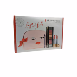 Elizabeth Arden Lips and Lids-Neutral Eye Palette 2 x Arden Lipsticks (Wildberry,Red Door)
