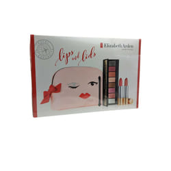 Elizabeth Arden Lips and Lids-Neutral Eye Palette 2 x Arden Lipsticks (Wildberry,Red Door)