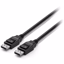 Kensington DisplayPort 1.4 (M/M) passive bi-directional cable, 1.8m (6ft), 1.8 m, DisplayPort, DisplayPort, Male, Male, Black