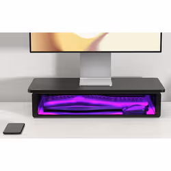 Kensington UVStand™ monitor stand with UVC sanitisation compartment