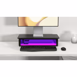 Kensington UVStand™ monitor stand with UVC sanitisation compartment
