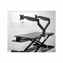 Kensington SmartFit® One-Touch Height Adjustable Dual Monitor Arm - Additional view 7