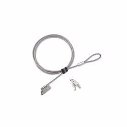 Kensington Slim NanoSaver 2.0 EQ Keyed Laptop Lock, 1.83 m, Nano, Round key, Stainless steel, Silver
