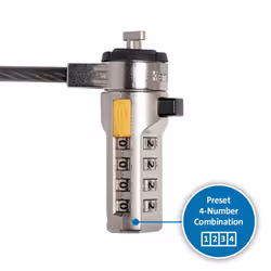 Kensington K65011WW Serialized Combination Laptop Lock - 25 Pack