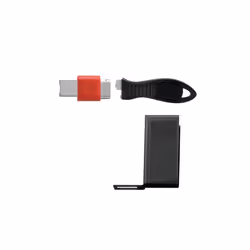 Kensington USB Lock with Cable Guard Rectangle, Flat key, Black
