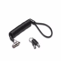 Kensington MicroSaver® 2.0 Portable Keyed Laptop Lock, 1.8 m, Key, Carbon steel, Carbon, Silver