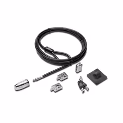 Kensington K67990US, 2.43 m, Key, Carbon steel, Black, Silver