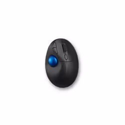 Kensington Pro Fit Ergo TB450 Trackball, Right-hand, Trackball, RF Wireless + Bluetooth, 1600 DPI, Black, Blue