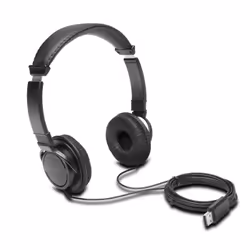 Kensington K97600WW headphones/headset Wired Head-band Music USB Type-A Black