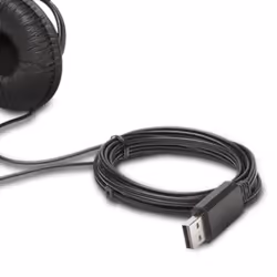 Kensington K97600WW headphones/headset Wired Head-band Music USB Type-A Black