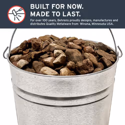 Behrens 1212GS 12-Quart Galvanized Steel Pail