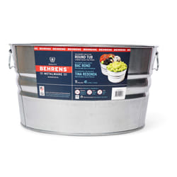 Behrens 1GS 11 Gallon Round Galvanized Steel Tub