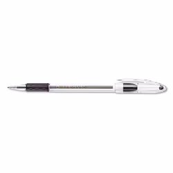 Pentel BK91ASWUS R.S.V.P. Stick Ballpoint Pen 1mm Translucent Barrel Black Ink 24/Pack