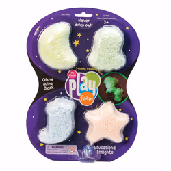 Learning Resources Glow-in-the-Dark Playfoam 4 Pack