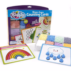 Learning Resources Playfoam Shape & Learn Counting Cards, 3 yr(s), Multicolour