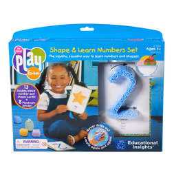 Learning Resources Playfoam Shape & Learn Numbers Set