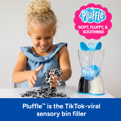 Learning Resources Playfoam Pluffle Twist Black & White