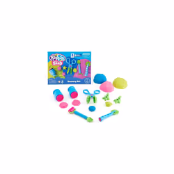 Playfoam Sand Sensory Set, Play Sand Toy with 3 Colours and 5 Tools, Play Sand for Squishing, Mixing & Moulding, Preschoolers ...
