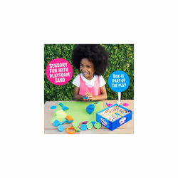 Learning Resources Playfoam Sand ABC Cookies Play Toy with 2 Colours, 26 Letters & Tool, for Moulding Sculpting, Preschoolers Toddlers Classroom Gifts