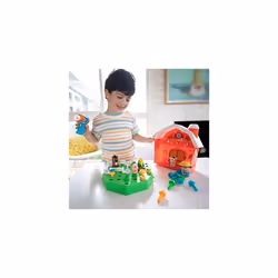 Design & Drill Bolt Buddies Barn, Farm Toy Playset with Farmer, STEM Construction Toys for Preschoolers, Construction Toy Gift for 3+ Boys and Girls,