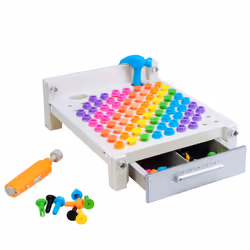 Learning Resources Design and Drill My First Play Workbench (Grey)