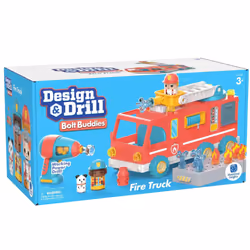 Learning Resources Design & Drill Bolt Buddies Fire Truck, 3 yr(s), AAA, Multicolour