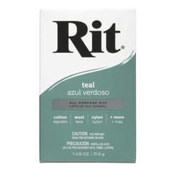 Rit Dye  Teal Rit All-Purpose Powder Dye  1-1/8 oz
