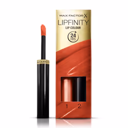 Max Factor Lipfinity Lip Colour, 130 Luscious, 2.3ml/1.9g, Red, Luscious, 1 colours, Coloring, Moisturizing, Shine, liquid