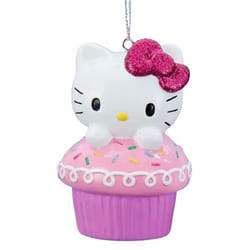 Hello Kitty Christmas Ornament Officially Licensed Pink Cupcake Surprise Christmas Tree Decoration