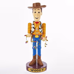 Kurt Adler Disney Toy Story Woody Nutcracker  11-inch Height  Multicolor  Wood