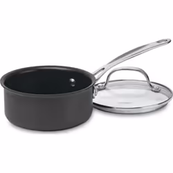 Cuisinart 1-Quart Saucepan Chef's Classic Nonstick Hard Anodized Saucepan w/Cover 619-14