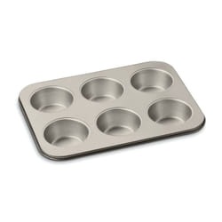Cuisinart Chef's Classic Nonstick Bakeware 6-Cup Jumbo Muffin Pan  Champagne