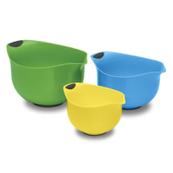 Cuisinart Set of 3 BPA-free Mixing Bowls, Multicolored
