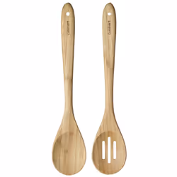 Cuisinart Green Gourmet Bamboo Solid and Slotted Spoons 2-Pack