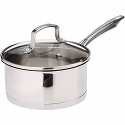 Cuisinart Professional Stainless Saucepan with Cover  1.5-Quart  Stain