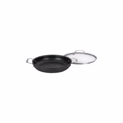 Cuisinart 6243752 12 in. Chefs Classic Stainless Steel Saute Pan, Black