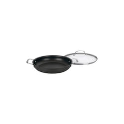 Cuisinart 6243752 12 in. Chefs Classic Stainless Steel Saute Pan, Black