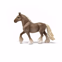 Schleich Farm World, Horse Toys for Girls and Boys, Silver Dapple Mare Horse Figurine, Gray, Ages 3+