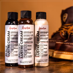 Angelus Shoe Cream Leather Balm 4oz - Conditions & Restores Leather Bo