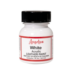Angelus Acrylic Leather Paint  White  1 oz