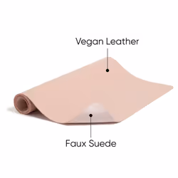 Smead 64834 desk pad Suede, Vegan leather Rose