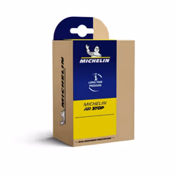 MICHELIN Airstop Butyl Bike Tube Presta Valve 700x26-32c 622x26-32c Valve Length: 48mm Mountain Road Hybrid Cyclocros ...