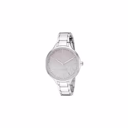 Nine West Women's Silver-Tone Bracelet Watch  NW/2337OMSV