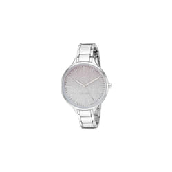 Nine West Women's Silver-Tone Bracelet Watch  NW/2337OMSV