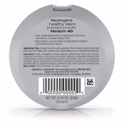 Neutrogena Healthy Skin Pressed Powder, Medium 40
