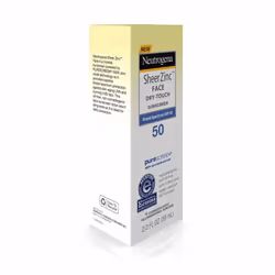 Neutrogena Sheer Zinc Face Dry-Touch Sunscreen Broad Spectrum SPF 50, 2 Fl. Oz.